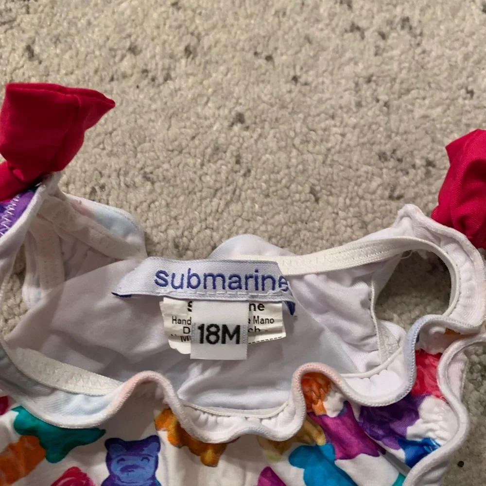 Submarine Gummy Bear Swimsuit 18 months
